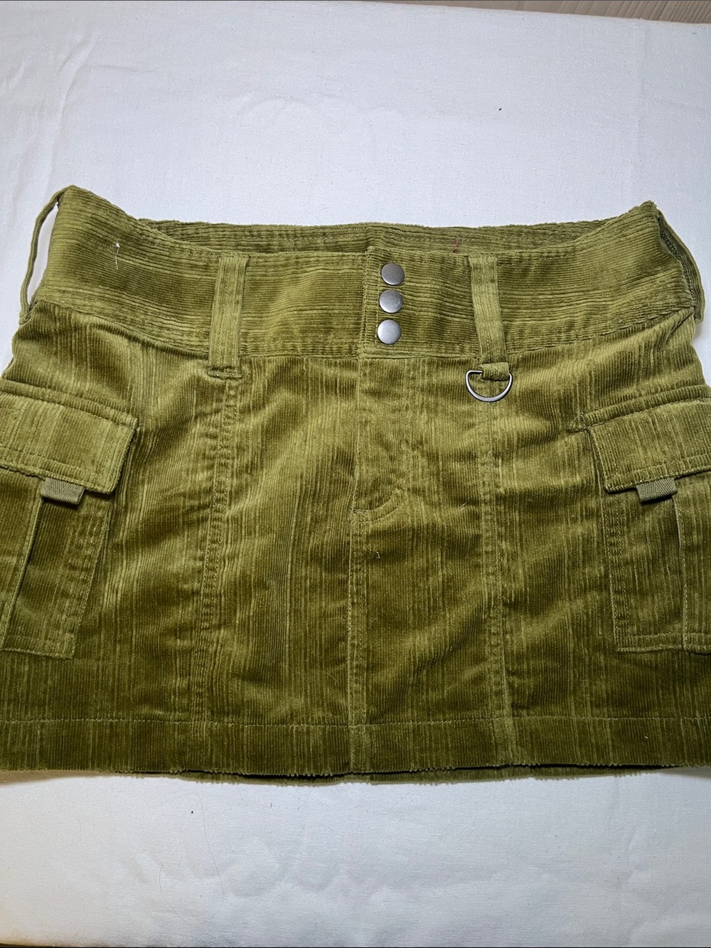 Urban Outfitters Olive Green Corduroy Skirt